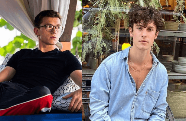 La altura de Shawn Mendes impidió que Tom Holland lo saludara