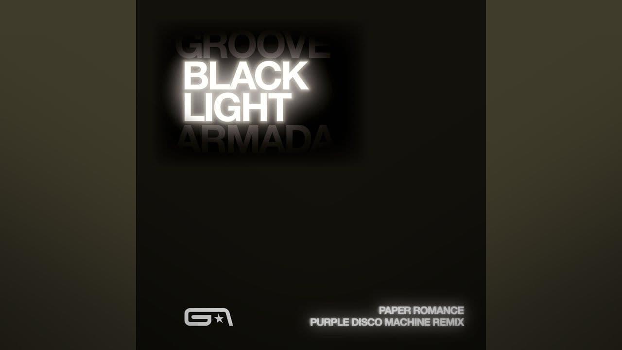 Groove Armada Ft. Purple Disco Machine - Paper Romance